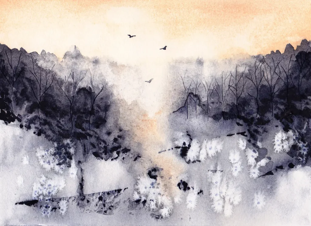 Watercolour on paper