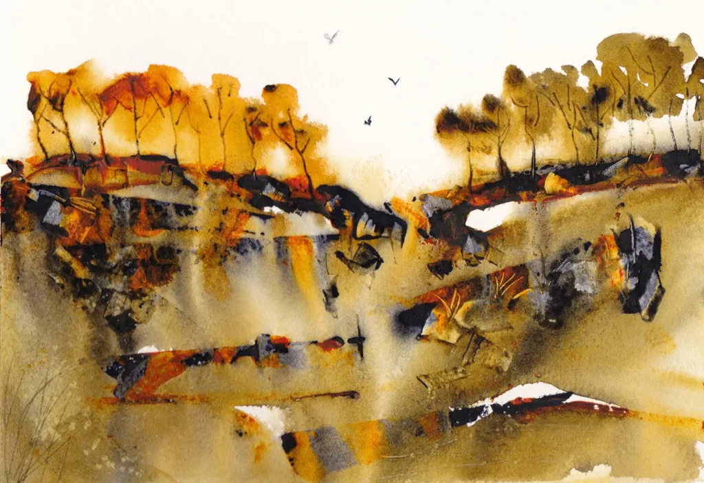 Watercolour on paper