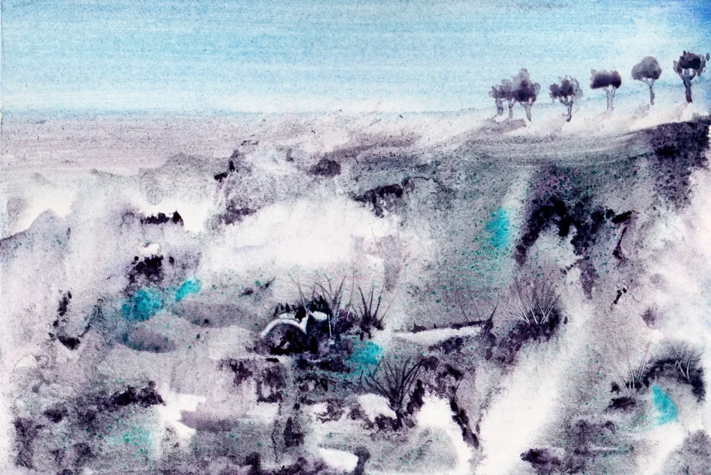 Watercolour on paper