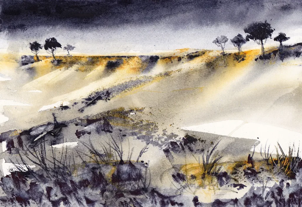 Watercolour on paper