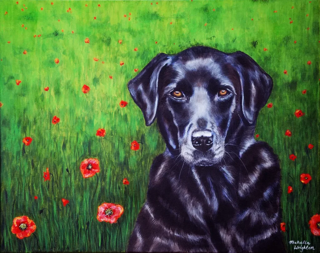 Labrador - Acrylic on canvas