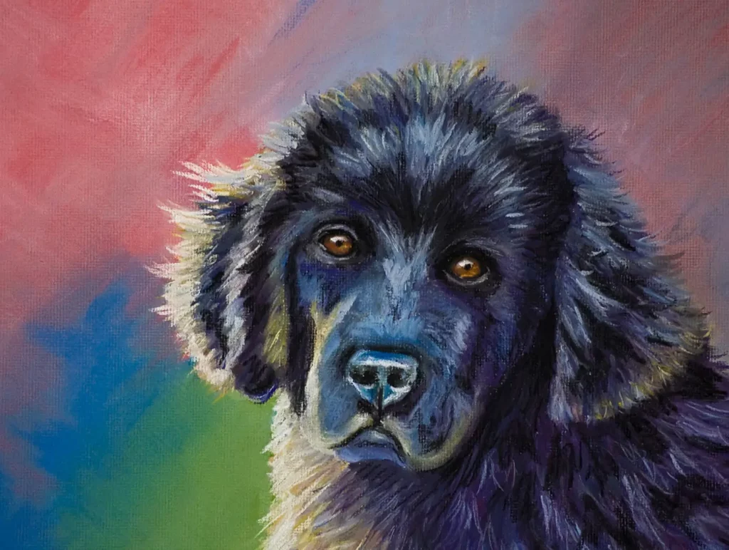 Newfoundland - Soft Pastels on paper