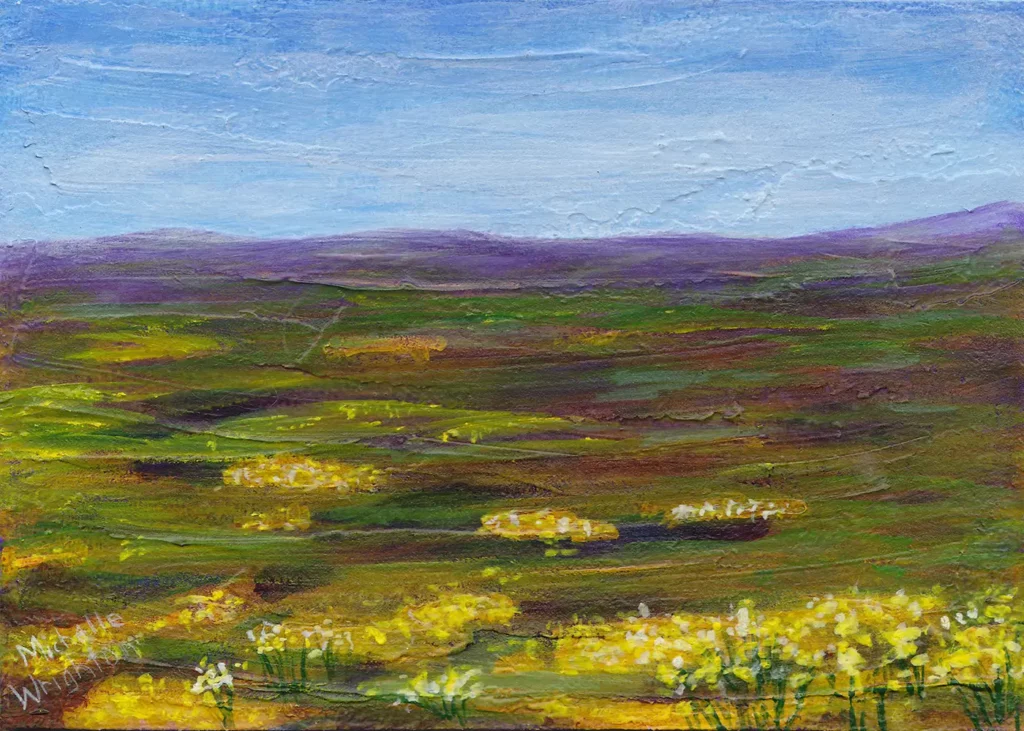 Oil on board - Quiet Light Art by Michelle Wrighton